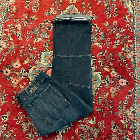 Vintage Le Jean de Marithe Francois Girbaud  Denim Jeans ROLL UP CUFFS HONG KONG - Picture 5 of 16